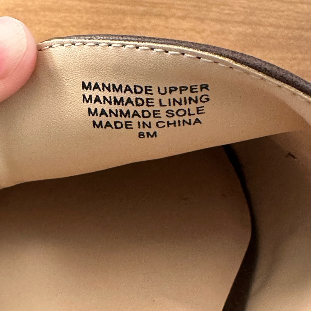 LOFT Outlet Slide On Tassel Mules Brown Size 8 - Picture 5 of 8